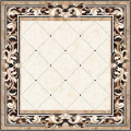 Hotel lobby marble medallion pattern waterjet marble flooring tiles